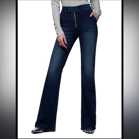 True Religion Fey High Rise Modern Flare Jeans size 33 - Picture 1 of 10